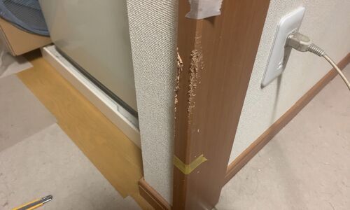 ペットのかじり痕1-1